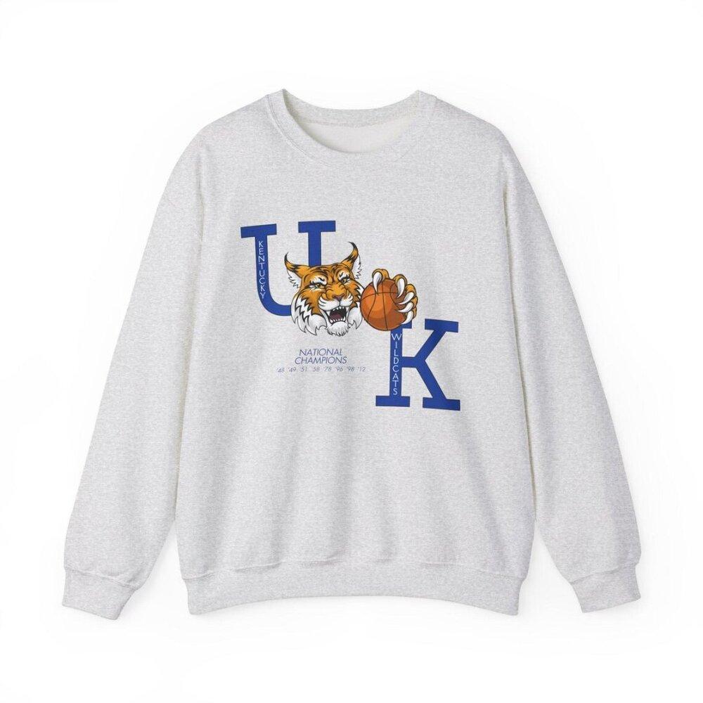 University Of Kentucky College Basketball Sweatshirt, Retro Kentucky Tee
